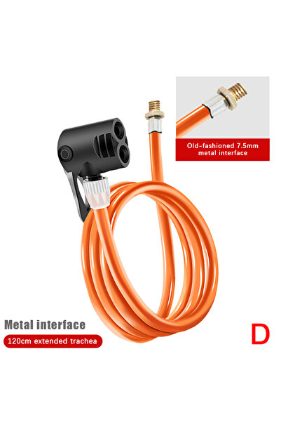 Choice4 D Bicycle Air Pump Extension Tube Pump Bicycle Hose Air Pump Connecto...