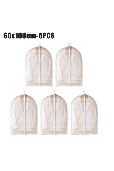 Choice 60x100cm 5PCS 1-10PCS Clothes Dust Cover Transparent Thickened Washabl...