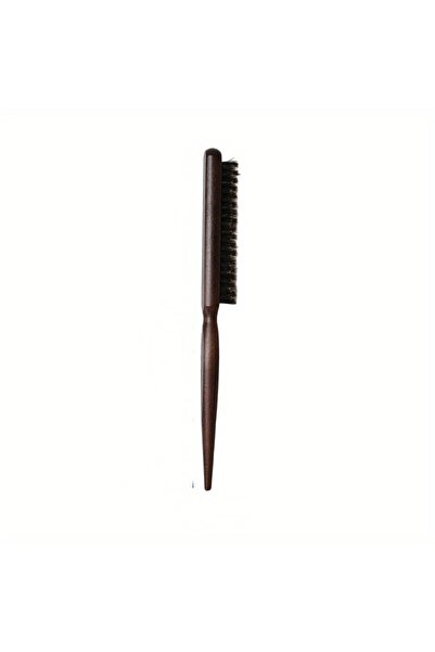 Choice Full bristle 1 pc Natural Boar Bristle Hair Fluffy Comb Wood Handle Ha...