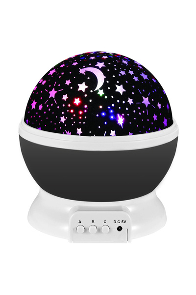 Choice1 USB Plug Black Night Lamp Projector Starry Sky Night Light Projector ...
