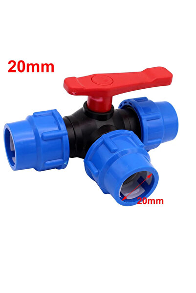 choice2 32mm High Standard PE Pipe 3 Way Ball Valve Plastic Valve Ball 20/25/...