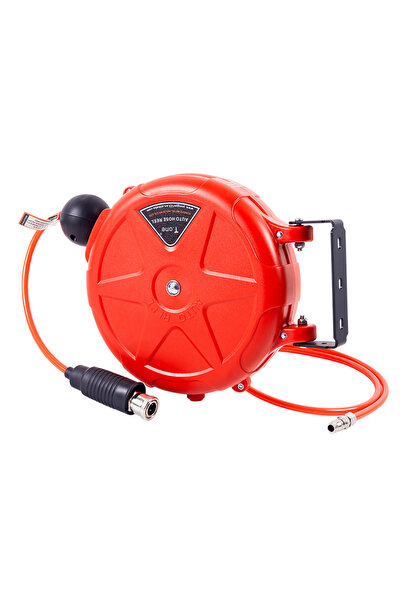 Choice Red 8mm Automatic Retractable Hose Reel Car Wash Garden Irrigation Wat...