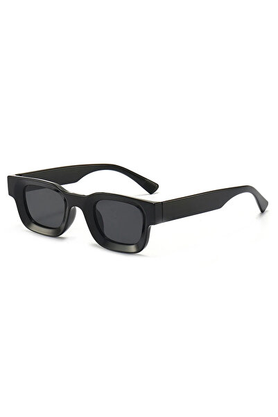 Choice black gray Fashion Summer Retro Punk Rectangle Sunglasses UV400 Sun Sh...