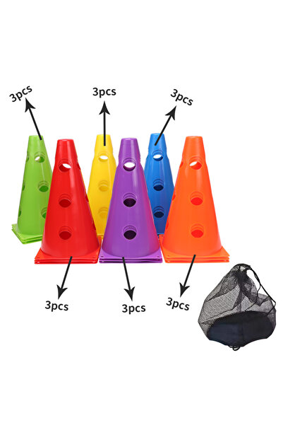 Choice 18PCS 12PCS 18PCS 24PCS 30PCS 36PCS Durable Mark Cones Football Agilit...