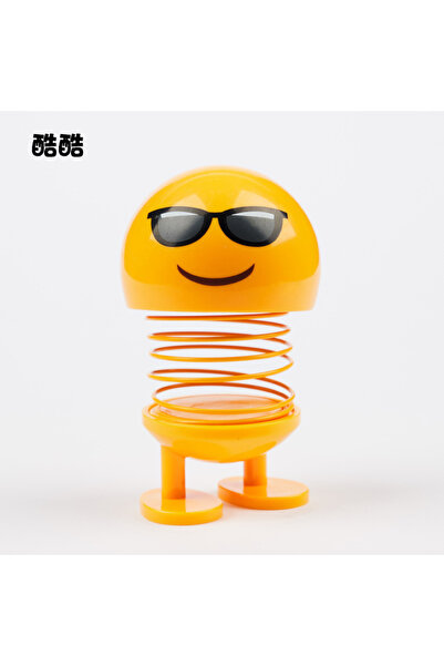 Choice G 1pcs Springs Smiling Face Various Funny Expression Dolls With Car In...
