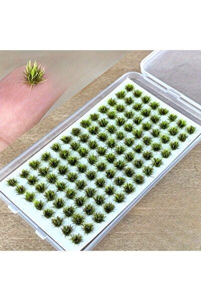 Choice1 Spring Green 104pcs/pack Static Grass Tuft, Model Grass Tufts Terrain...