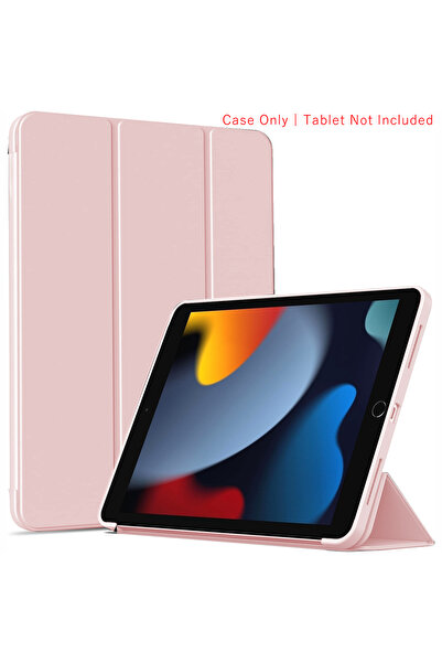 choice2 iPad 9th 10.2 2021 YT Pink Tri-fold Flip Case For iPad 7th 8th 9th Ge...