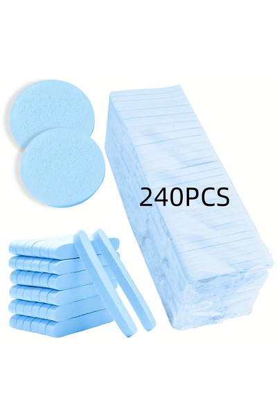 Choice 03 Facial Sponges - 240pcs - Compressed Facial Sponges for Washing The...