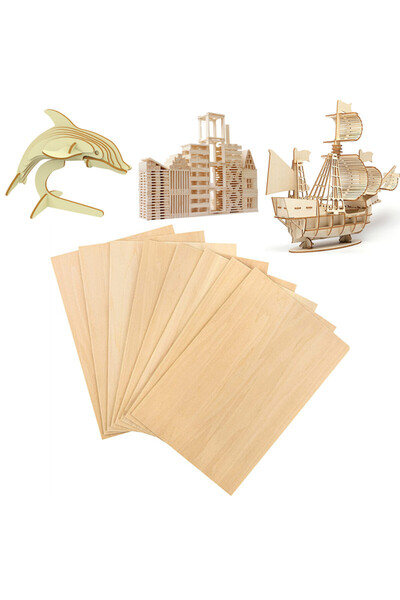 Choice7 100x200x2mm 5Pcs 5Pcs/lot Balsa Wood Sheets Ply 100/200/300mm Long 10...