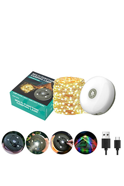 Choice Warm Light Only 4-in-1 LED Rechargeable Camping Light 10Meter Recyclab...
