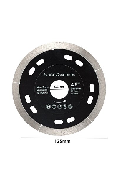 Choice1 125 JUSTINLAU 105/115/125mm Diamond Blade CONTINUOUS RIM for Thin Cut...