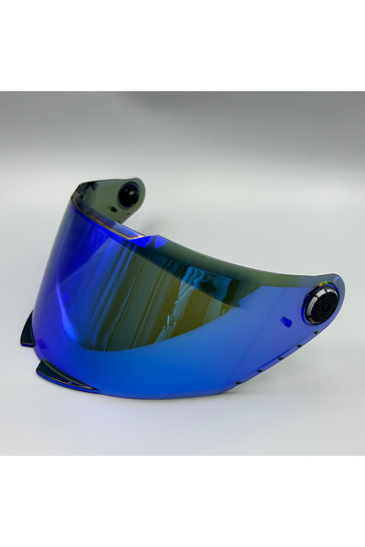 Choice Revo Dark Blue Helmet visor for MT MT-V-28B THUNDER 4 SV helmet Replac...