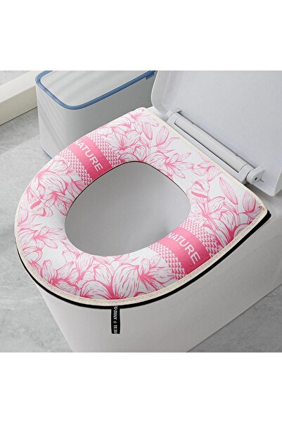 Choice1 pink Thickened Toilet Seat Toilet Cover Cartoon Universal Waterproof ...