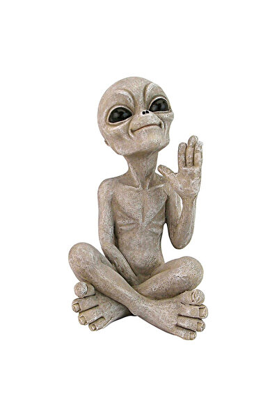 Choice7 JETTING A4 Alien Garden Sculptures & Statues Alien Resin Statue Ornam...