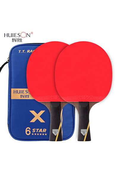 Choice 6 star 2FL Huieson 2pc Ping Pong Rackets Set 5/6 Star Offensive Table ...