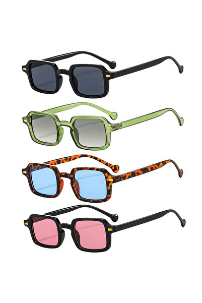 Choice8 MULTI 1247 Luxurious Rectangle Sunglasses Women Oval Vintage Brand De...