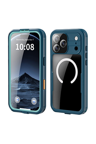 choice2 iPhone17 Pro SKY BLUE Shellbox Magnetic Shockproof Dustproof IP68 Wat...