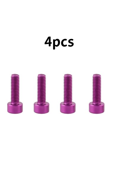Choice Purple-4pcs 4 Pieces Water Bottle Cage Bolts Holder Screws Hex Socket ...
