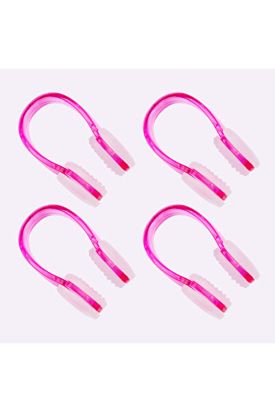 Choice3 Pink 4PCS Small Size Silicone Soft Swimming Nose Clip Swim Earplug Po...