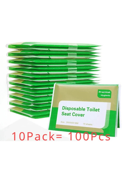 Choice1 100pcs Disposable Toilet Seat Cover Portable Travel Camping Hotel Bat...