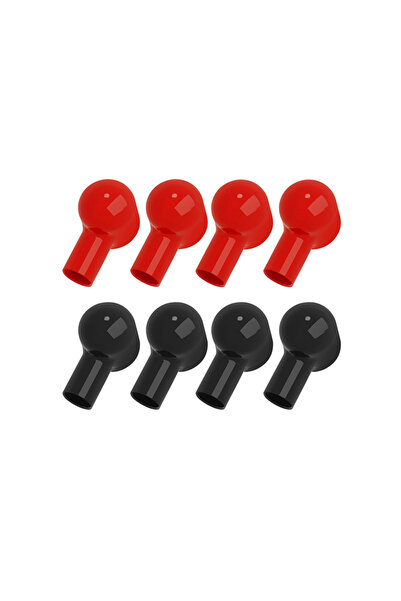 Choice 8Pcs Battery Terminal Boots Insulating Covers Red/Black PVC Cable Lug ...