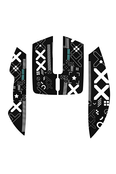 Choice 4 Grip Black Mouse Stickers ATTCK SHARK R1 ATTACK SHARK Gaming Mouse U...