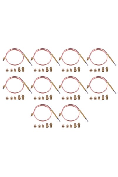 Choice5 ALLOYSEED 10 set Universal Gas Thermocouple Valve with 5Pcs Nut Repla...