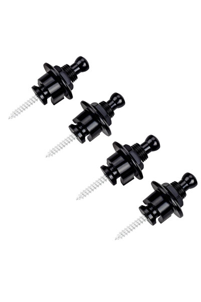 Choice7 Black 4 pcs Guitar Strap Buttons Pins 1\2\4PCS 3 Color For Choose Pre...