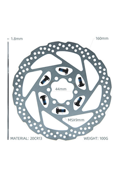 Choice 160D 1pcs New 6inch 160 Hydraulic Brake Disc Electric Scooter Steel Ro...