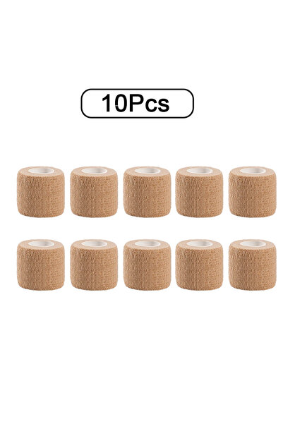 Choice 2.5cm X 4.5m Skin 10 Rolls Athletic Wrap Tape Self Adhesive Elastic Ba...