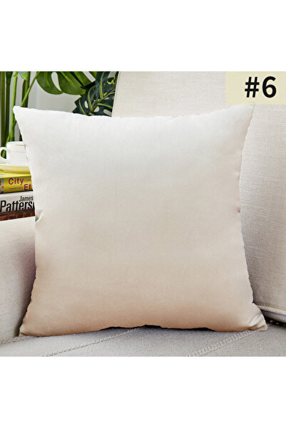 Choice 45x45cm 6 Velvet Cushion Cover Solid Color Throw Pillow Covers for Liv...