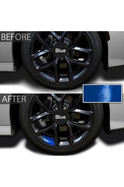 Choice Blue Car Wheel Reflective Stickers Auto Safety Warning Sticker Reflect...