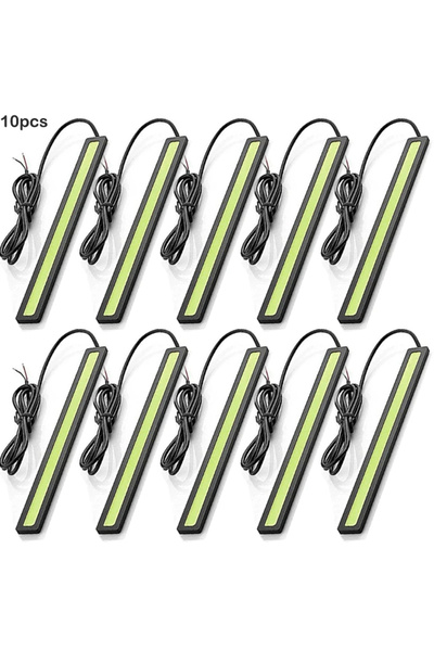 choice2 Ice blue 10 pieces Super Bright LED COB Fog Daytime Running Light 17c...