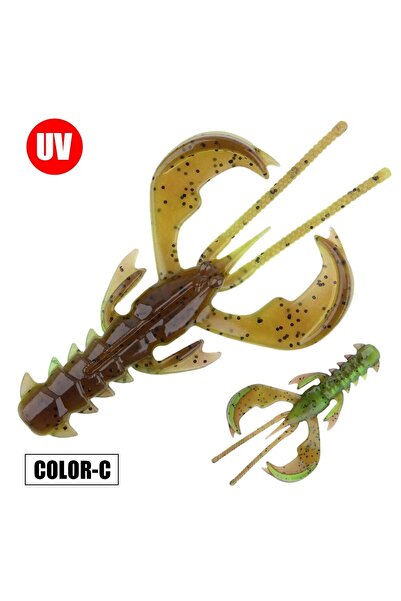 Choice 6.5cm 10pcs per Box Color-C Spinpoler Agile Shrimp Soft Bait Fishing L...