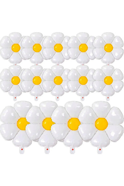 Choice 5pcs 16INCH White Daisy Flower Foil Balloons for Party Decorations Gir...