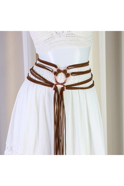 choice2 Style B Renaissance Medieval Tassel Women's Long Rope Waistband Witch...
