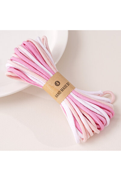 Choice3 4mm 10m Style4 4mm 10m Colored Gradient Cotton Cord - For Bag Garment...