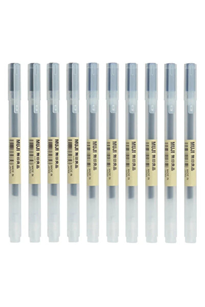 Choice 0.5mm Black-10pcs 10-30Pcs/Set 0.38/0.5mm Gel pen Black/Blue Ink MUJIs...