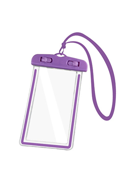Choice5 Purple Waterproof Phone Case Swimming Water Proof Bag Universal Under...