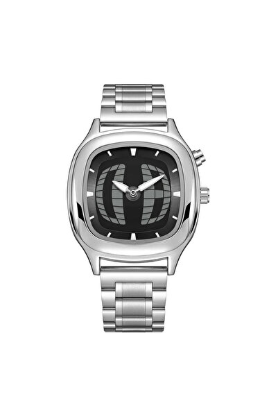 Choice13 A-2 Red Quartz Watch Color Square Y2K Pointer Number Dual Display St...