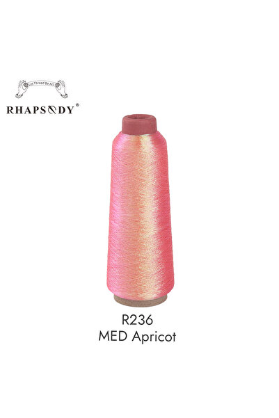 Choice R236 MED Apricot 2500M Super Chameleon Shining Rainbow Thread Metallic...
