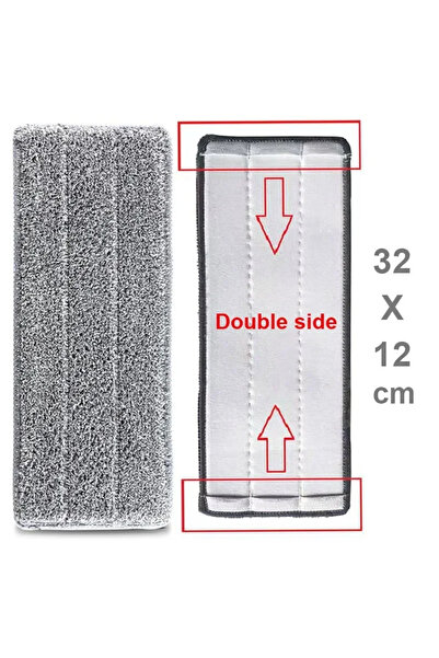 Choice 5 pcs 32X12cm Bilateral Replace Mop Head Microfiber Replacement Head F...