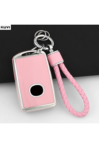 Choice3 Pink Set 1 TPU Car Key chain Key Case Cover Shell For Mazda 3 Alexa C...