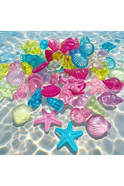 Choice Random 100Pcs 10Pcs/20Pcs/100pcs Durable ABS Plastic Ocean Gemstone Se...