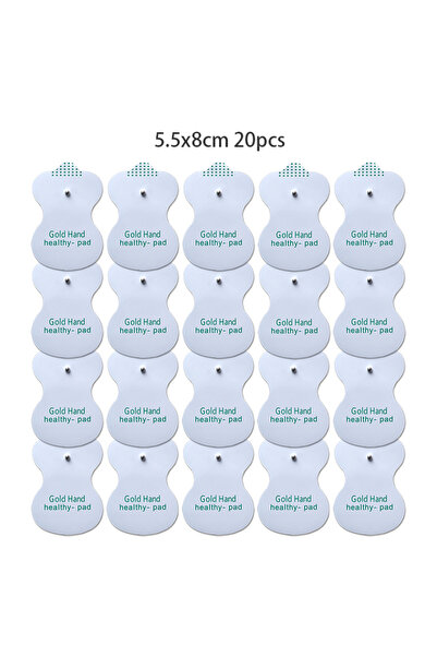 Choice3 20pcs 5.5x8cm Self Adhesive Replaceable Body Massager Pad For Tens Ac...