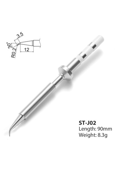 Choice6 ST-J02 رؤوس بديلة لمكواة اللحام الكهربائية Pine64 Pinecil V2 TS100 TS...