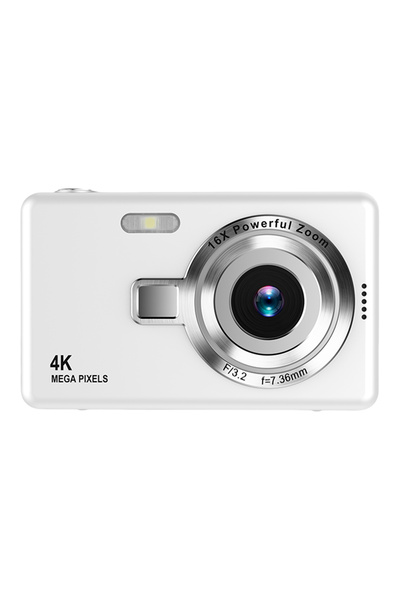 Choice1 APWIKOGER White 4K HD 1080P Digital Camera 96MP Autofocus Vlogging Ca...