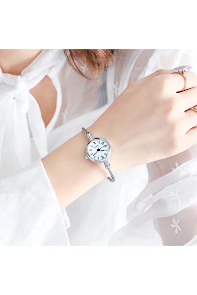Choice Roma Silver-white YIKAZE Women Watches Small Gold Bangle Bracelet Watc...
