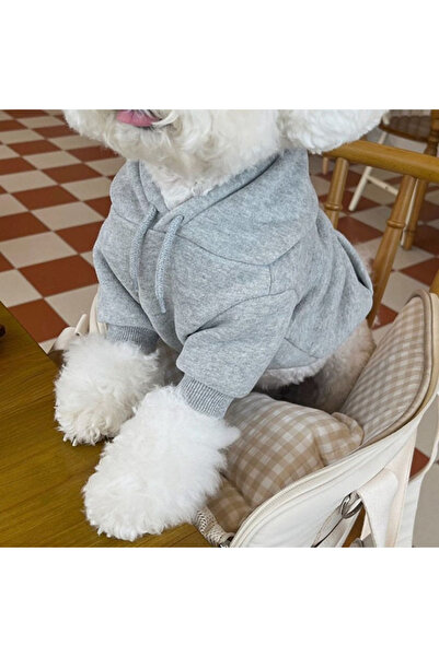 Choice1 M grey Winter Hoodie Pet Clothing Dogs Fashion Plush Dog Clothes Cost...