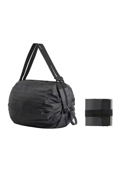 Choice Black Large Capacity Foldable Shopping Bag, Portable Travel Bag, Porta...